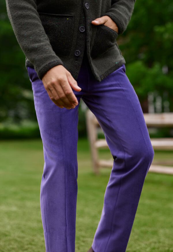 Paul Stuart Cotton Horizontal Cord James Trouser, image 2
