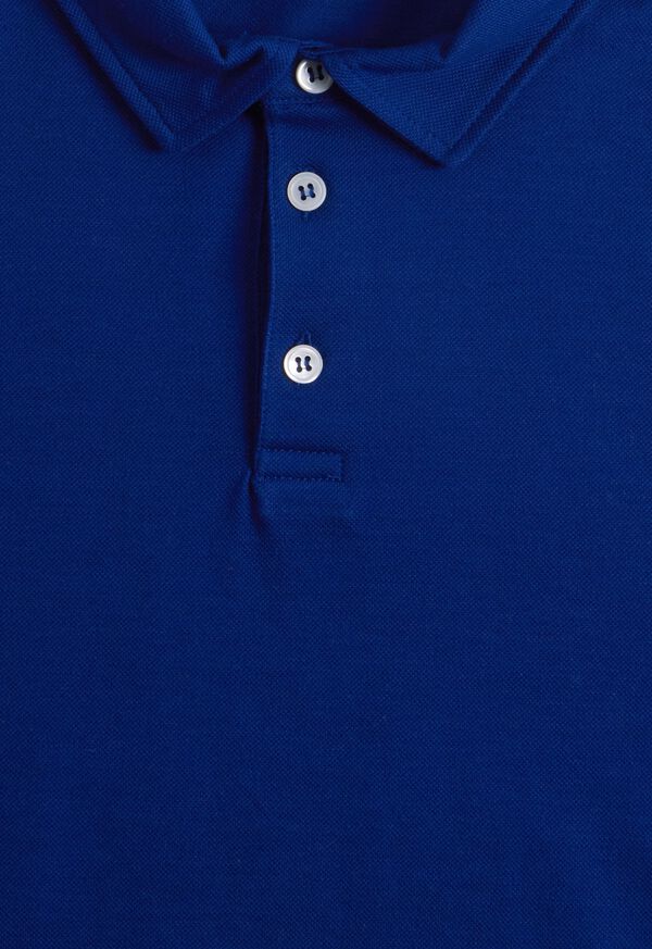 Paul Stuart Cotton Pique Short Sleeve Polo, image 2