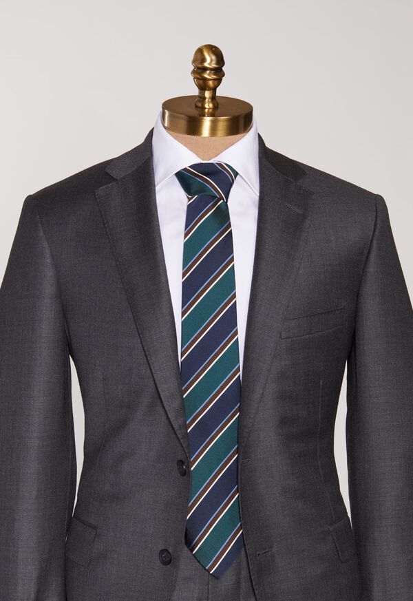 Paul Stuart Wide Mogador Stripe Tie, image 2