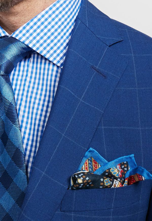 Paul Stuart Paul Fit Windowpane Super 130s Wool Suit, image 3