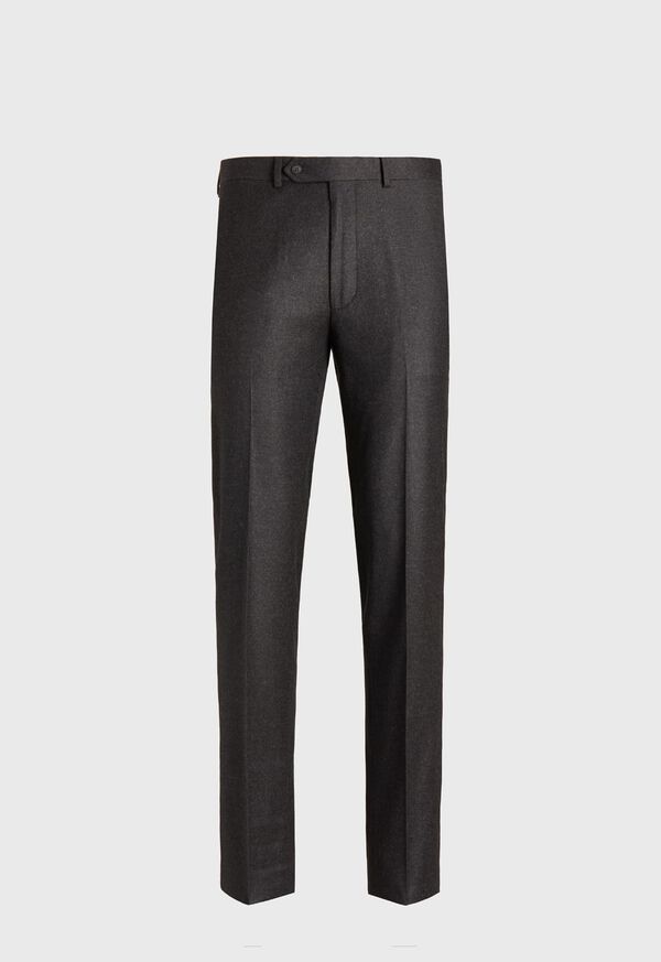 Paul Stuart Flannel Wool Blend Charcoal Trouser, image 1