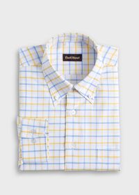 Paul Stuart Cotton Two Color Tattersall Sport Shirt, thumbnail 1