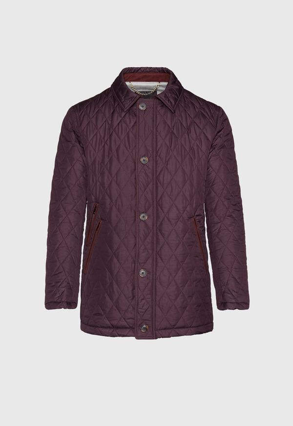 Paul Stuart Diamond Quilted Barn Coat, image 1