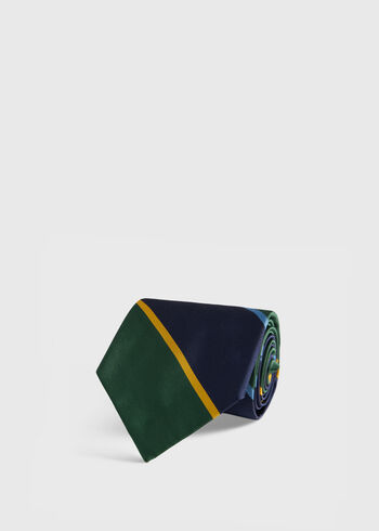 Paul Stuart Multicolor Block Stripe Tie