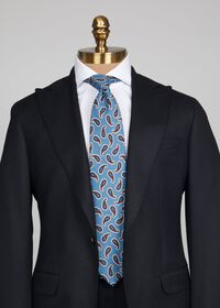 Paul Stuart Wool Tossed Paisley Tie, thumbnail 2