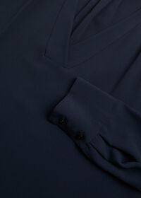 Paul Stuart V-Neck Blouse, thumbnail 2