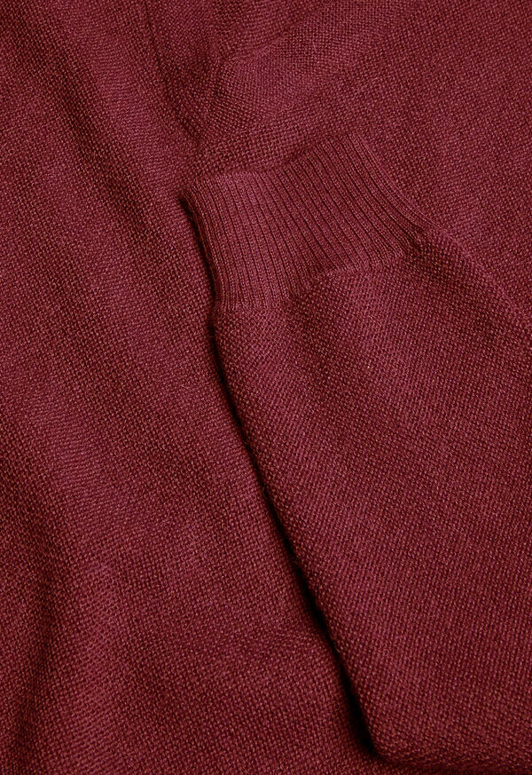 Paul Stuart Classic Alpaca Links V-Neck Sweater, image 2