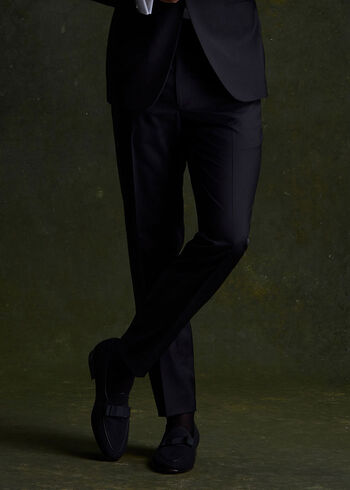 Paul Stuart Franklin Wool Formal Slip On