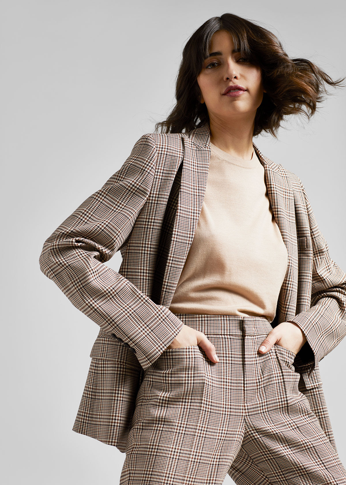 Wool Glen Plaid Blazer