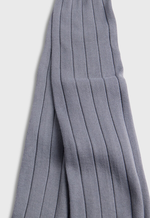 Paul Stuart Pima Cotton Wide Rib Sock, image 3