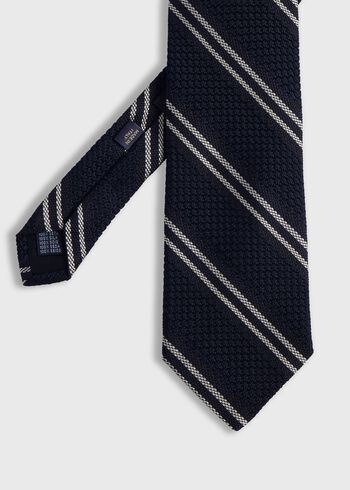 Paul Stuart Silk Grenadine Stripe Tie
