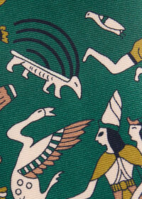Paul Stuart Printed Silk Tie, thumbnail 3