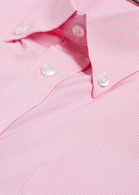 Paul Stuart Houndstooth Performance Sport Shirt, thumbnail 4
