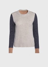 Paul Stuart Colorblock Lurex Sweater, thumbnail 1