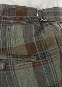 Paul Stuart Plaid Linen Trouser, thumbnail 3