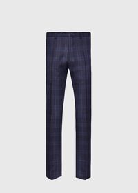 Paul Stuart Navy Plaid Wool Suit, thumbnail 5