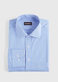 Paul Stuart Blue and White Bengal Stripe Dress Shirt, thumbnail 1