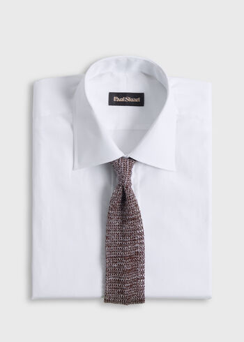 Paul Stuart Silk and Linen Knitted Tie