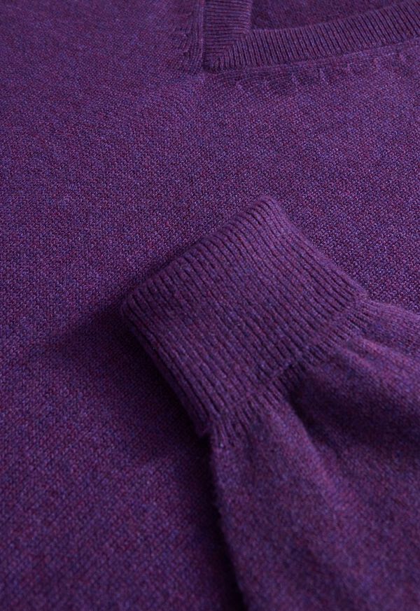 Paul Stuart Classic Cashmere V-Neck Sweater, image 2