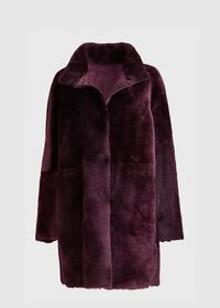 Paul Stuart Reversible Lamb Shearling Coat, thumbnail 2