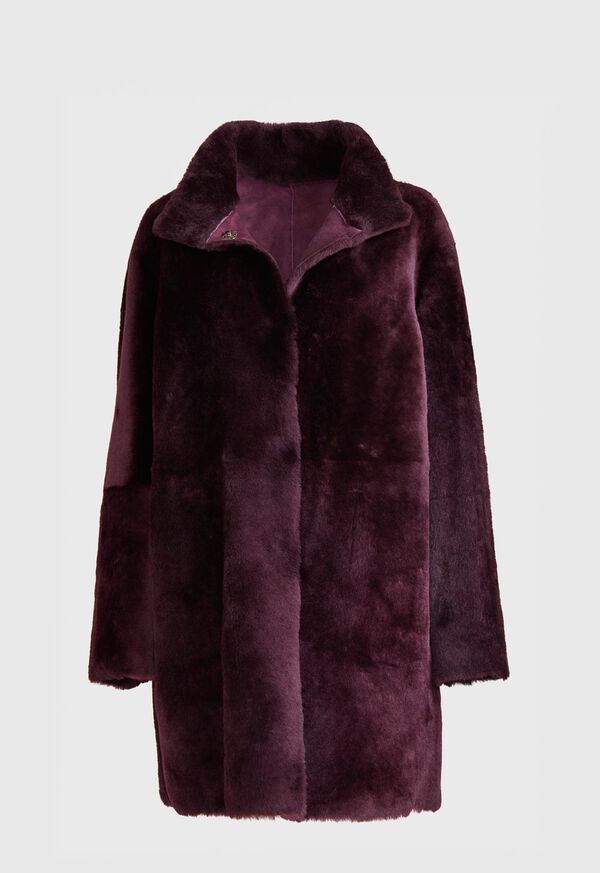 Paul Stuart Reversible Lamb Shearling Coat, image 2