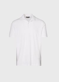 Paul Stuart Cotton Terry Cloth Short Sleeve Polo, thumbnail 1