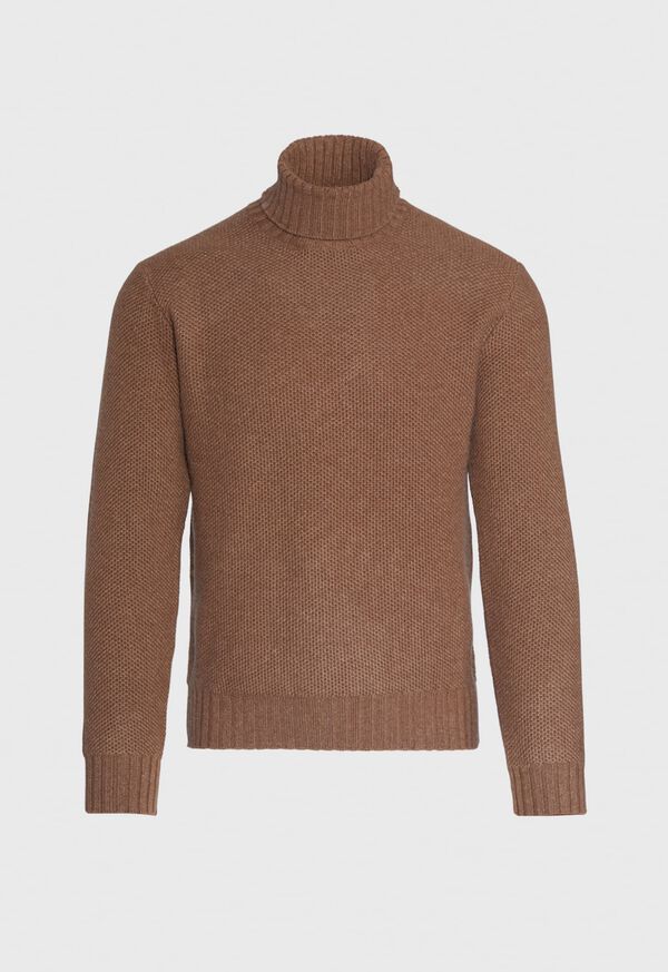 Paul Stuart Cashmere Pique Turtleneck Sweater, image 1
