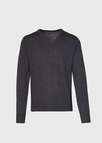 Paul Stuart Merino Wool V-Neck Sweater, thumbnail 1