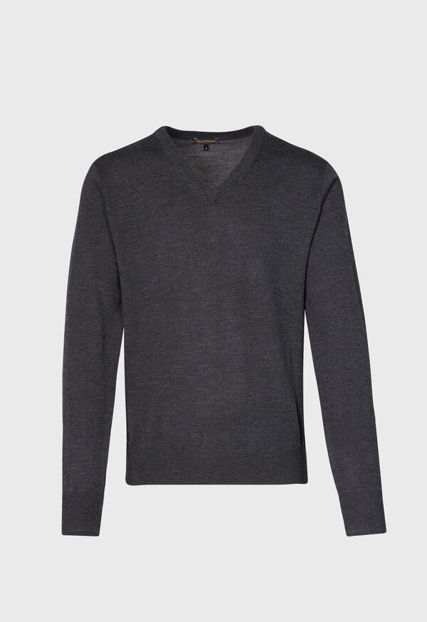 Paul Stuart Merino Wool V-Neck Sweater, image 1