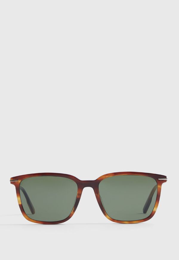 Paul Stuart ZEGNA Shiny Classic Havana Sunglasses, image 1