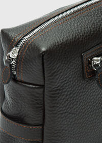 Paul Stuart Deerskin Leather Toiletry Kit, thumbnail 2