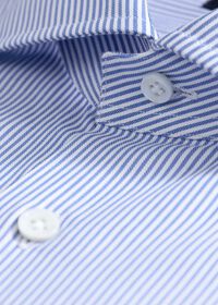 Paul Stuart Poplin Stripe Dress Shirt, thumbnail 3