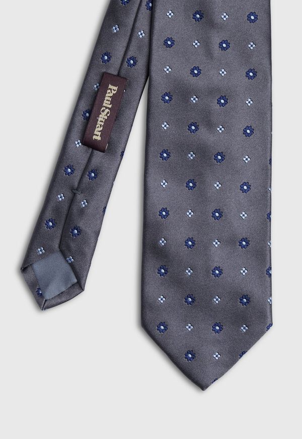 Paul Stuart Micro Floral Satin Tie, image 1