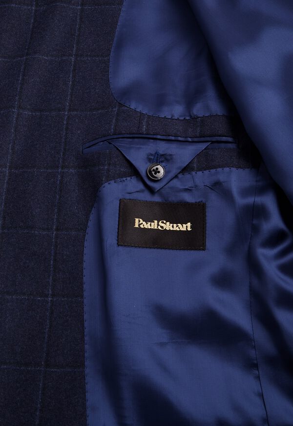 Paul Stuart Windowpane Wool and Cashmere Blend Jacket, image 3