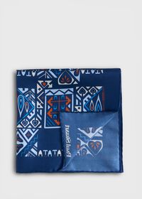 Paul Stuart Abstract Print Pocket Square, thumbnail 1