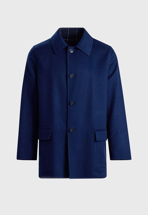Paul Stuart Reversible Double Face Cashmere Coat, image 2