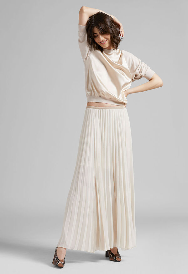 Paul Stuart Long Pleated Skirt, image 2