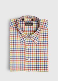 Paul Stuart Brushed Flannel Check Sport Shirt, thumbnail 1