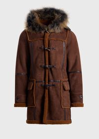 Paul Stuart Sheep Skin Shearling Toggle Coat, thumbnail 1