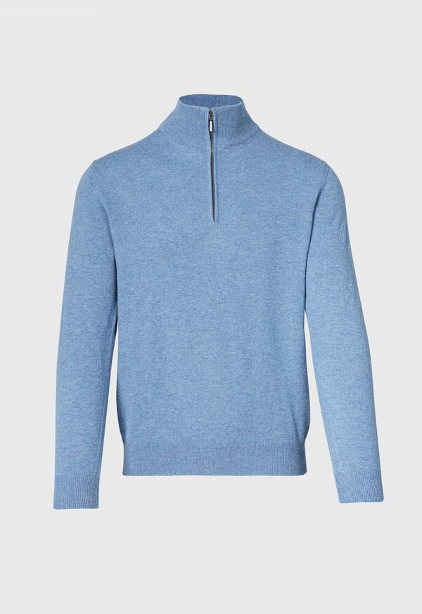 Paul Stuart Cashmere Quarter Zip Sweater, image 1