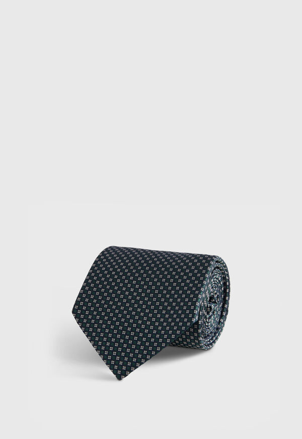 Paul Stuart Woven Silk Micro Jacquard Tie, image 1