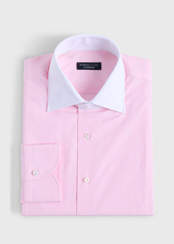 Paul Stuart Contrast Collar Dress Shirt