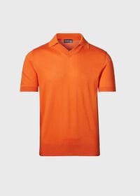 Paul Stuart Organic Cotton Open Collar Polo, thumbnail 1