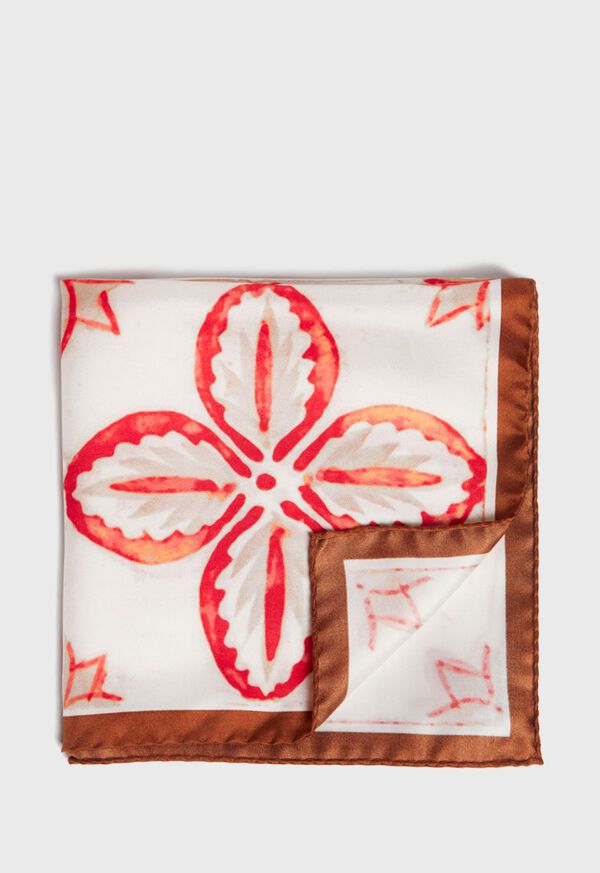 Paul Stuart Tile Design Pocket Square, image 1