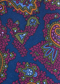 Paul Stuart Ornate Paisley Print Silk Tie, thumbnail 3