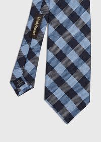 Paul Stuart Oxford Check Silk Tie, thumbnail 1