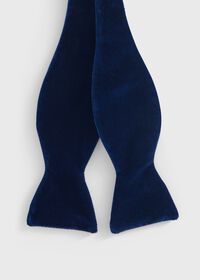 Paul Stuart Blunt Edge Cotton Velvet Bow Tie, thumbnail 3