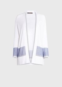 Paul Stuart Lightweight Colorblock Cardigan, thumbnail 1