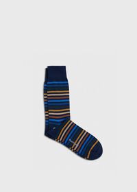 Paul Stuart Multicolor Stripe Sock, thumbnail 1
