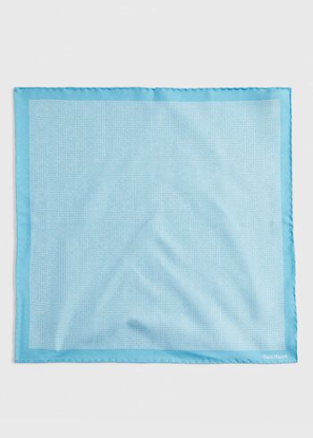 Paul Stuart Reversible Silk Plaid Pocket Square